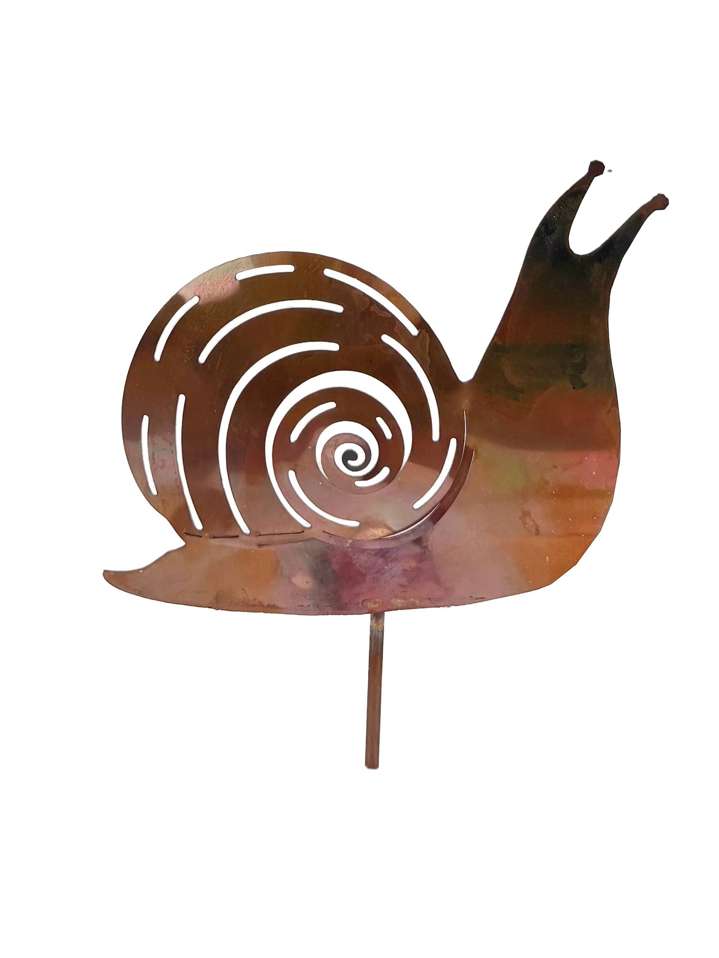 Enamel Snail: Natural Copper