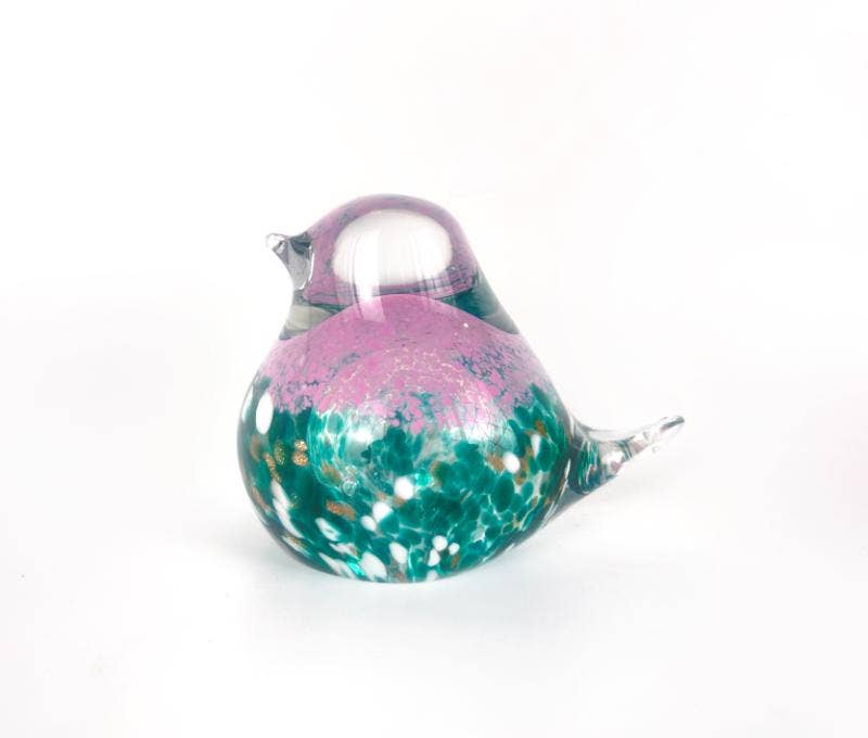 Art Glass Bird Figures: Assorted