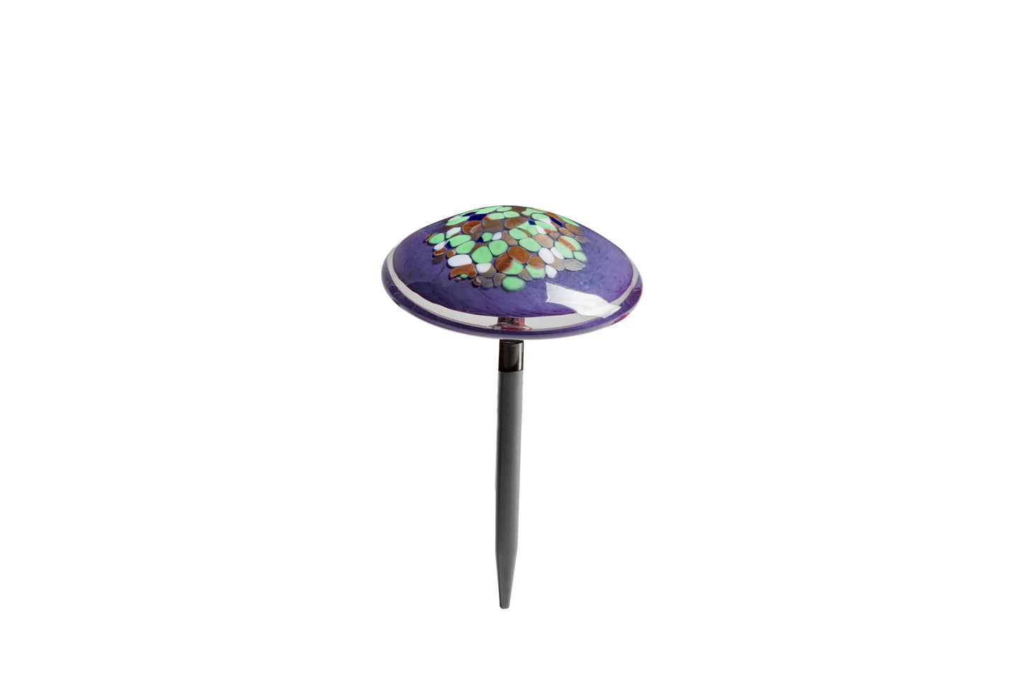 Chihuly Inspired Art Glass Mushroom: 4"