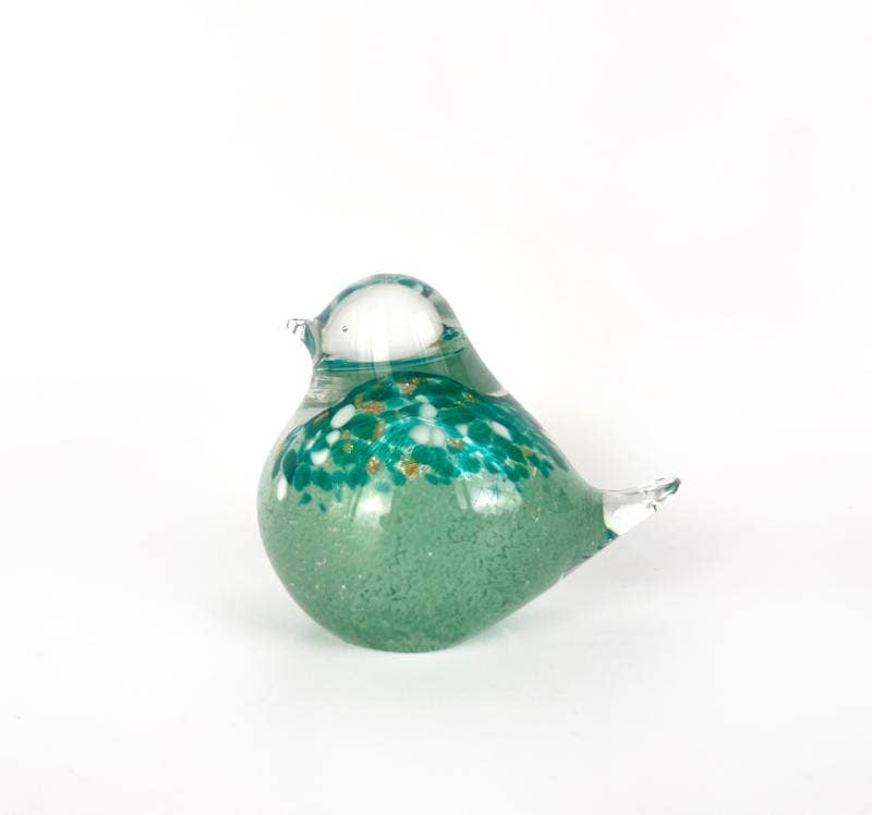 Art Glass Bird Figures: Assorted