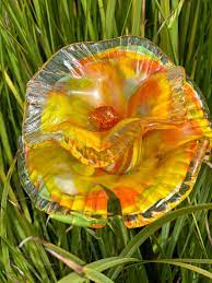 Art Glass Flower Stake