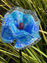 Art Glass Flower Stake