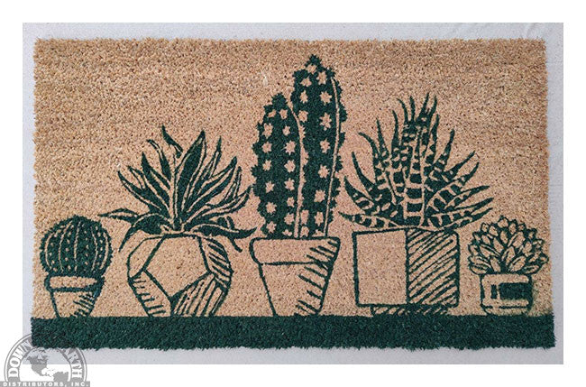 Down To Earth Coco Coir PVC Doormat