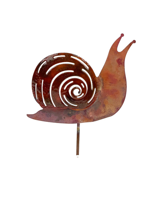 Enamel Snail: Natural Copper