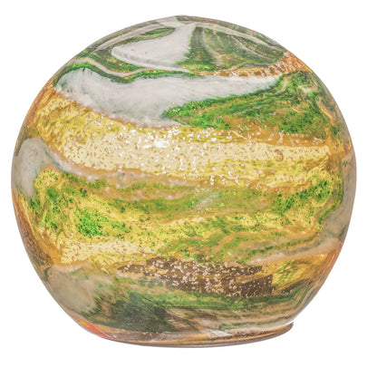 6" Art Glass Solar Orb