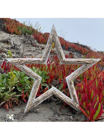 Rustic Whitwashed Star