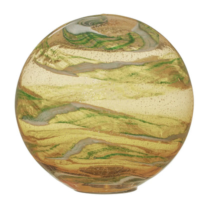 6" Art Glass Solar Orb