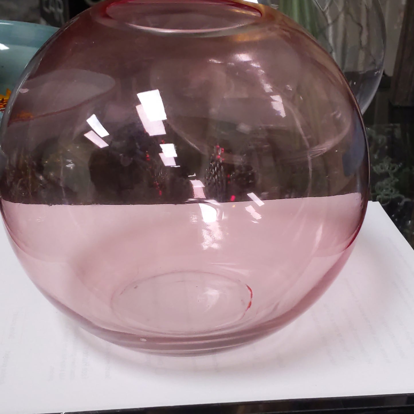 8" Pink Globe