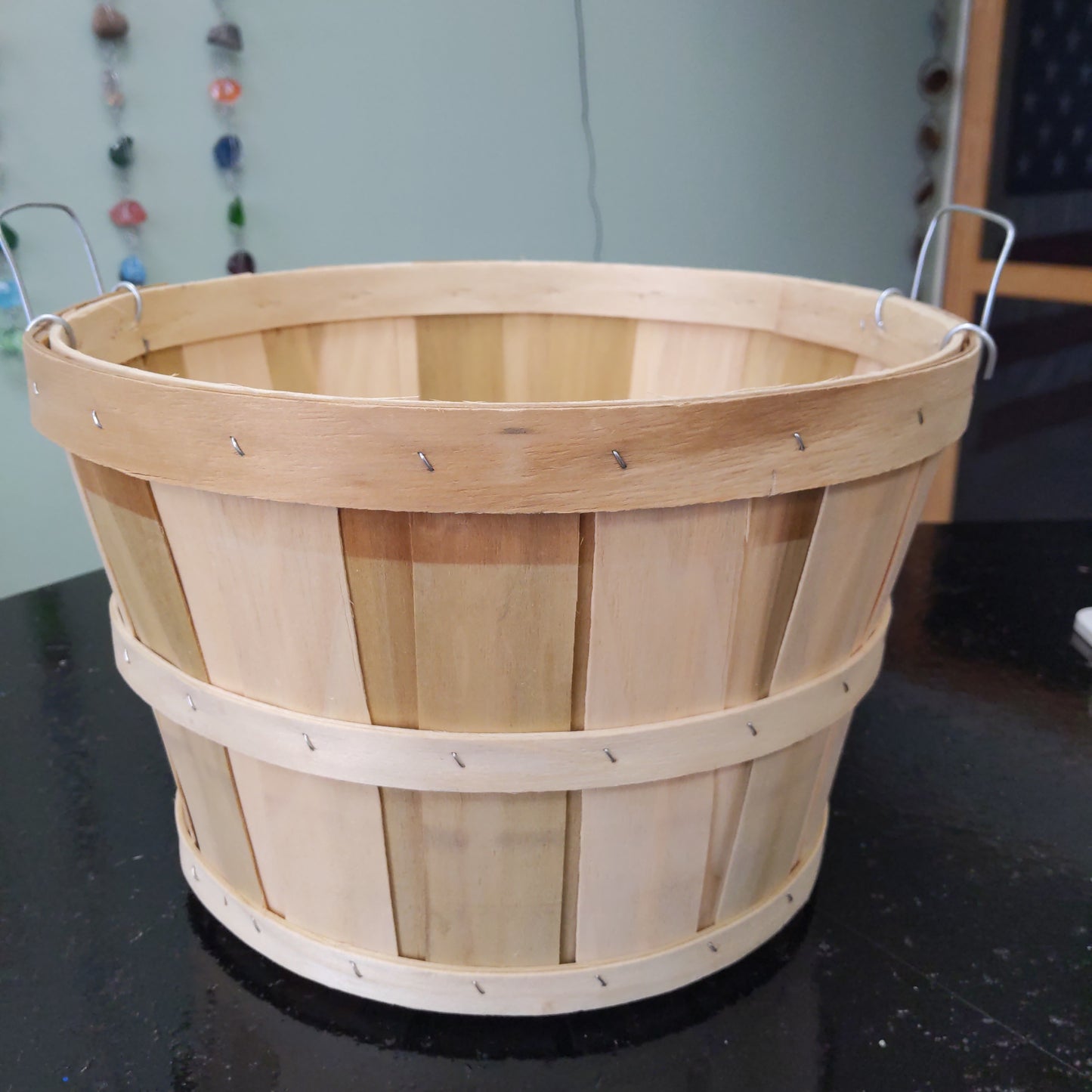Apple Bushel Basket w/Handles