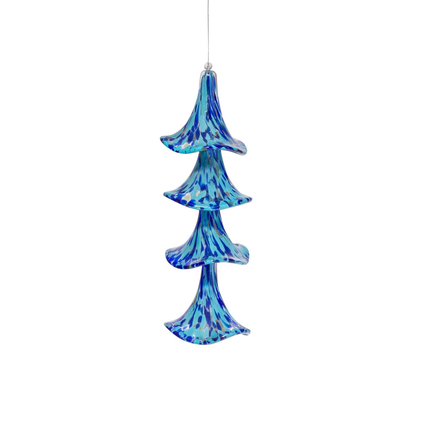 Art Glass Petunia Wind Chime/Sun Catcher