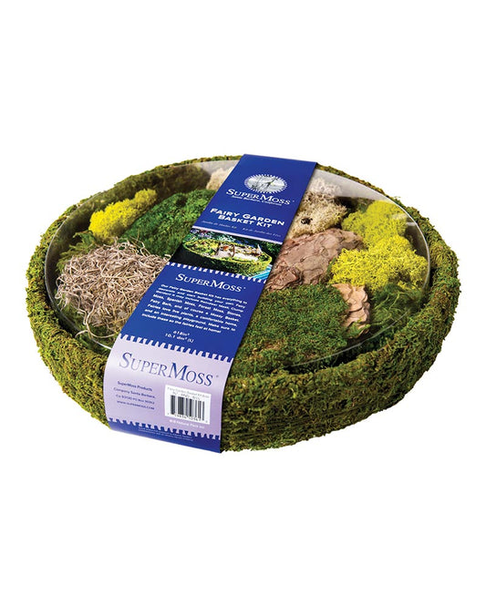 Fairy Garden Basket Kit - Fresh Green - 15"