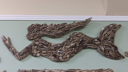 Handcrafted Driftwood Mermaid