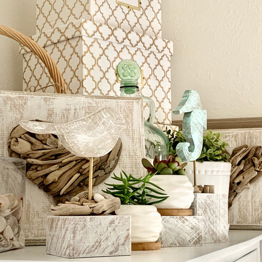 Driftwood Sea horse w/ Stand
