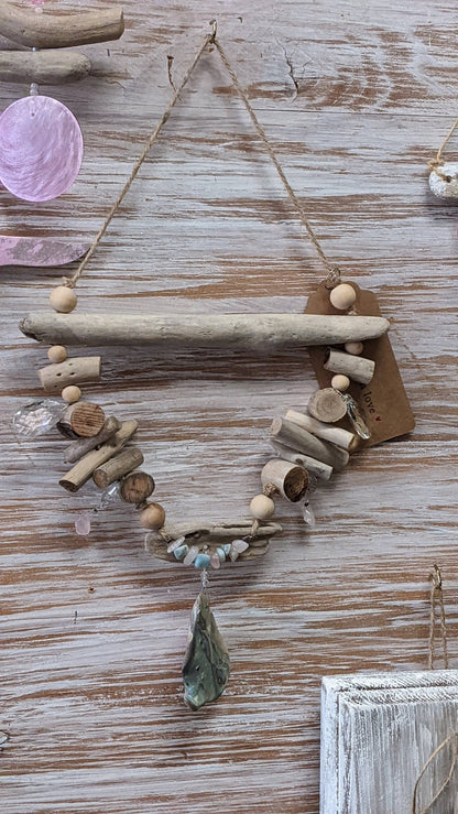 Abalone Shell Boho Hanger